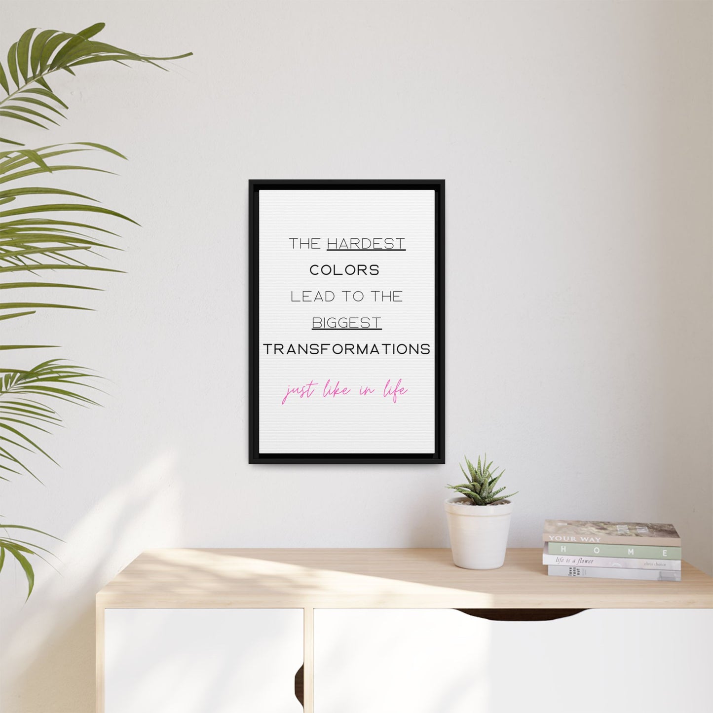 Transformational Canvas – 'Biggest Transformations' Wall Art